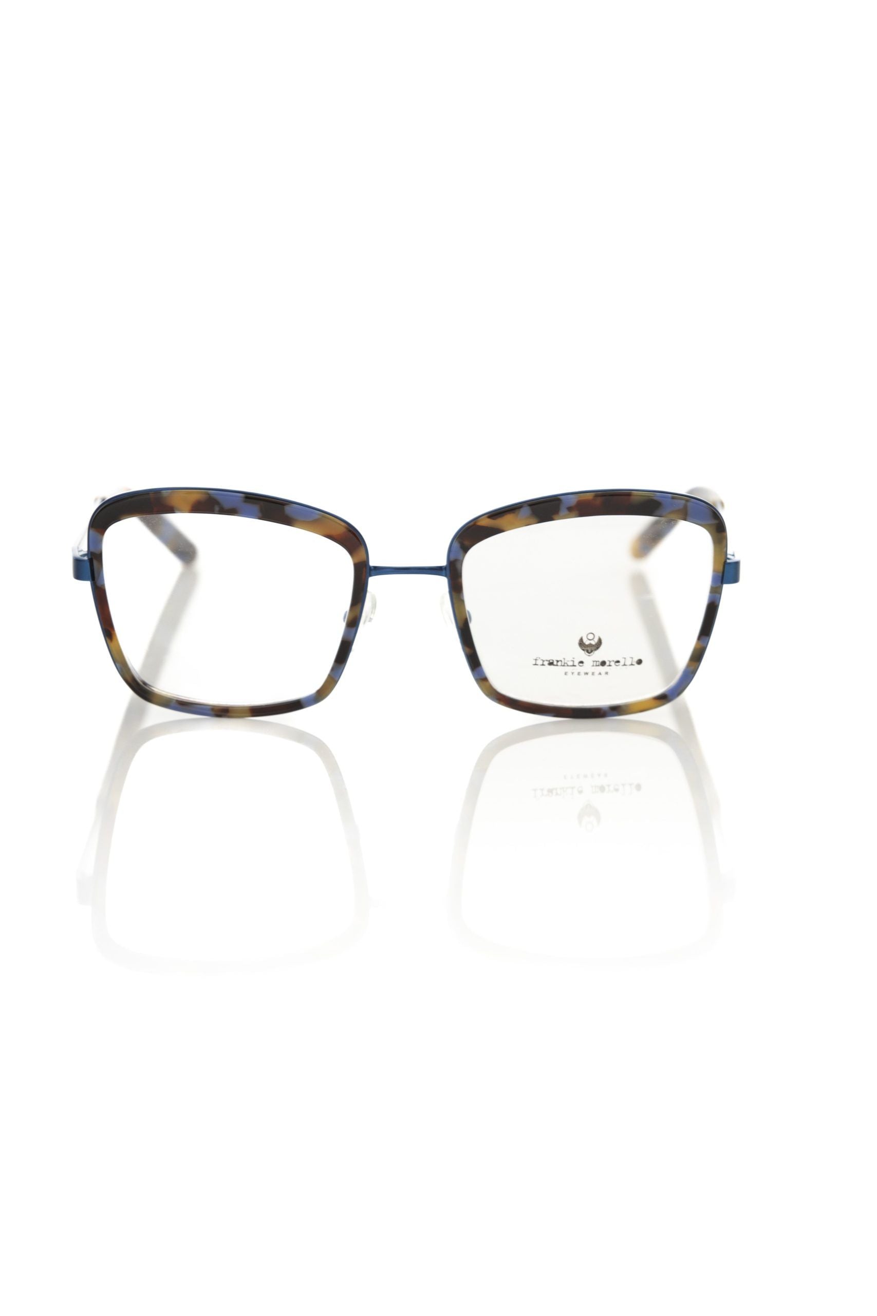 Frankie Morello Blue Metallic Women's Eyeglass Frame - ACCEXO