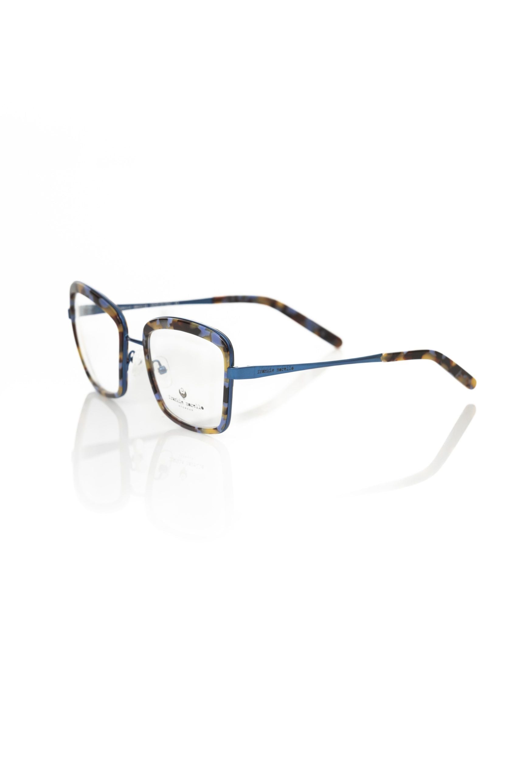 Frankie Morello Blue Metallic Women's Eyeglass Frame - ACCEXO