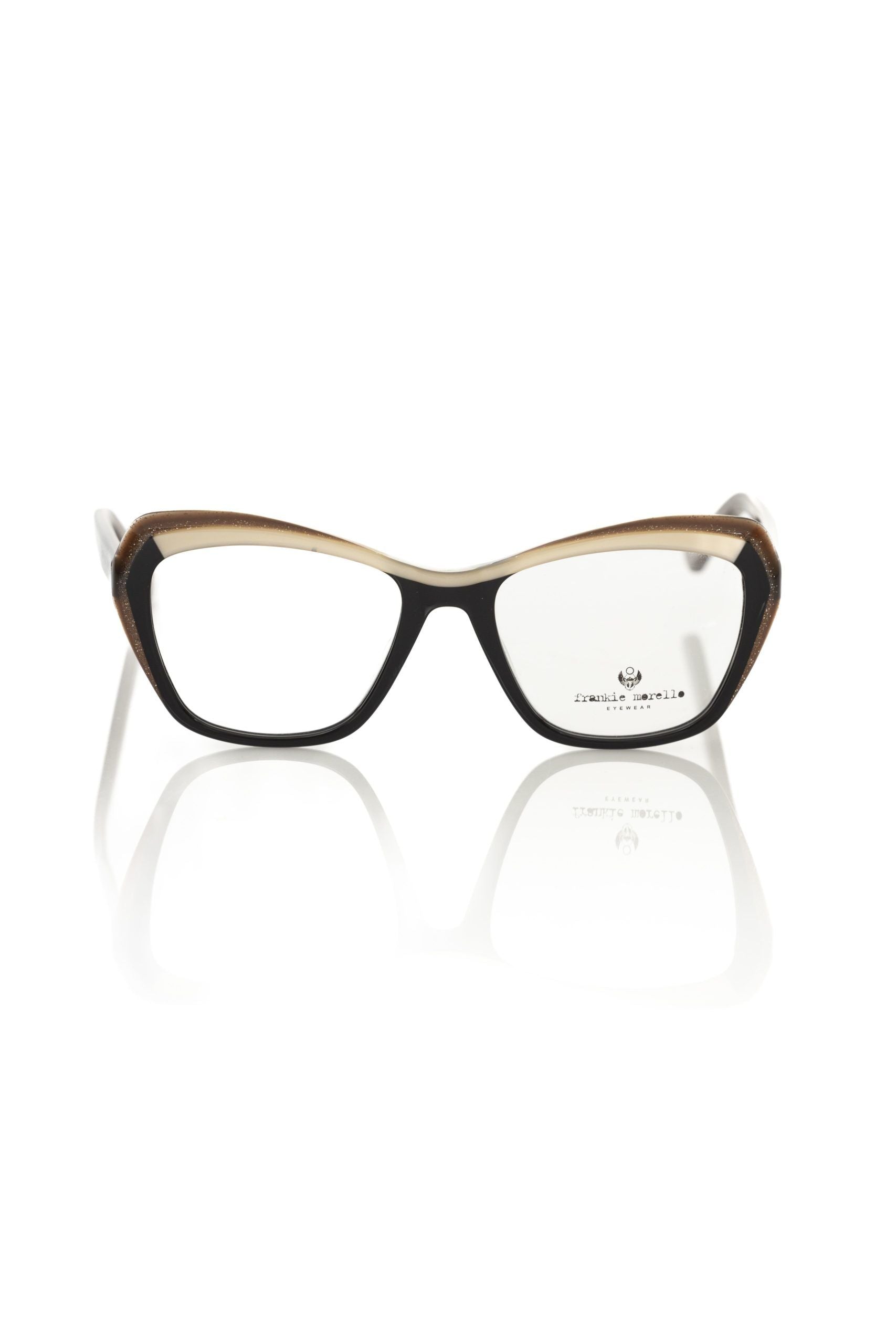 Frankie Morello Black Acetate Women Frame - ACCEXO