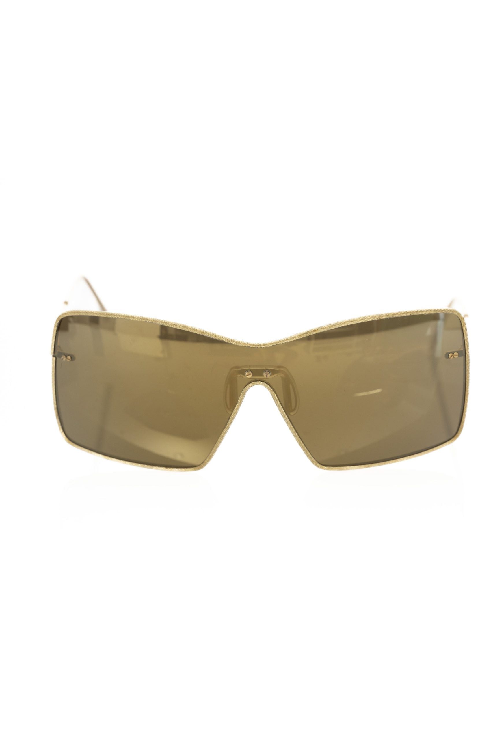 Frankie Morello Gold Metallic Sunglasses for Women - ACCEXO
