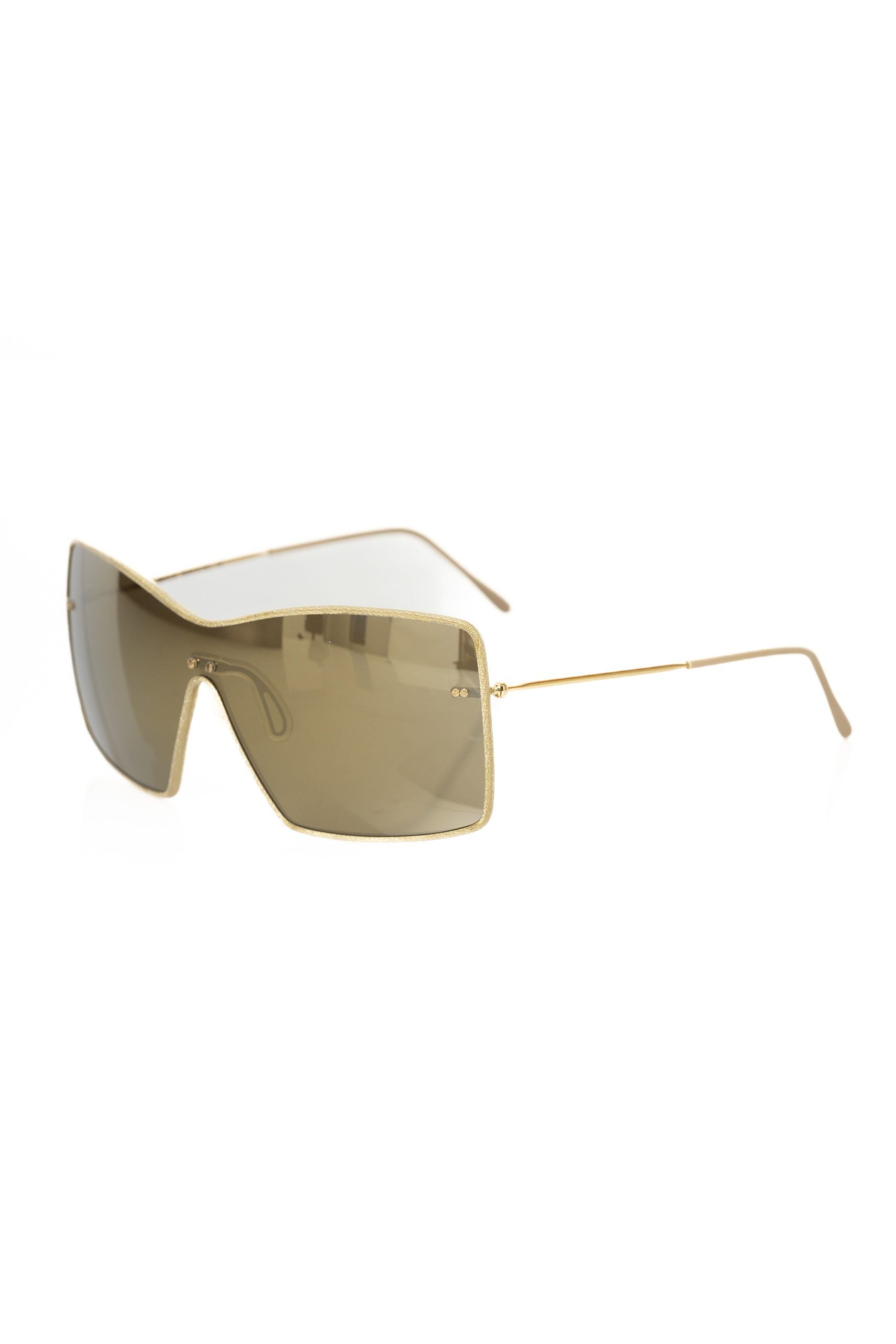 Frankie Morello Gold Metallic Sunglasses for Women - ACCEXO