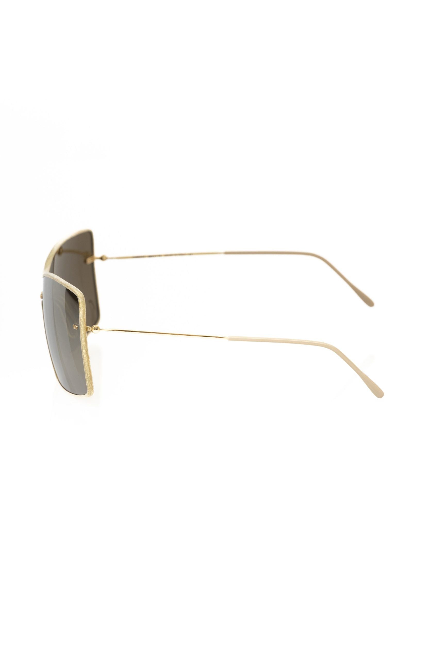 Frankie Morello Gold Metallic Sunglasses for Women - ACCEXO