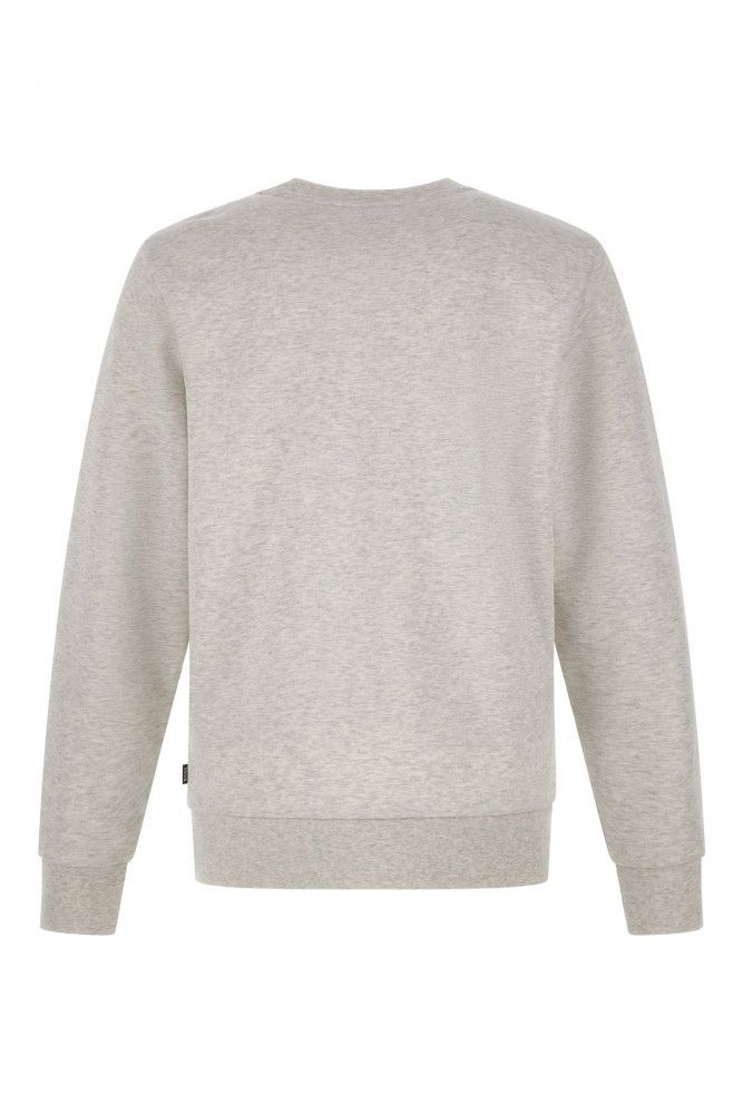 Hugo Boss Grey Cotton Logo Details Sweatshirt for Men
