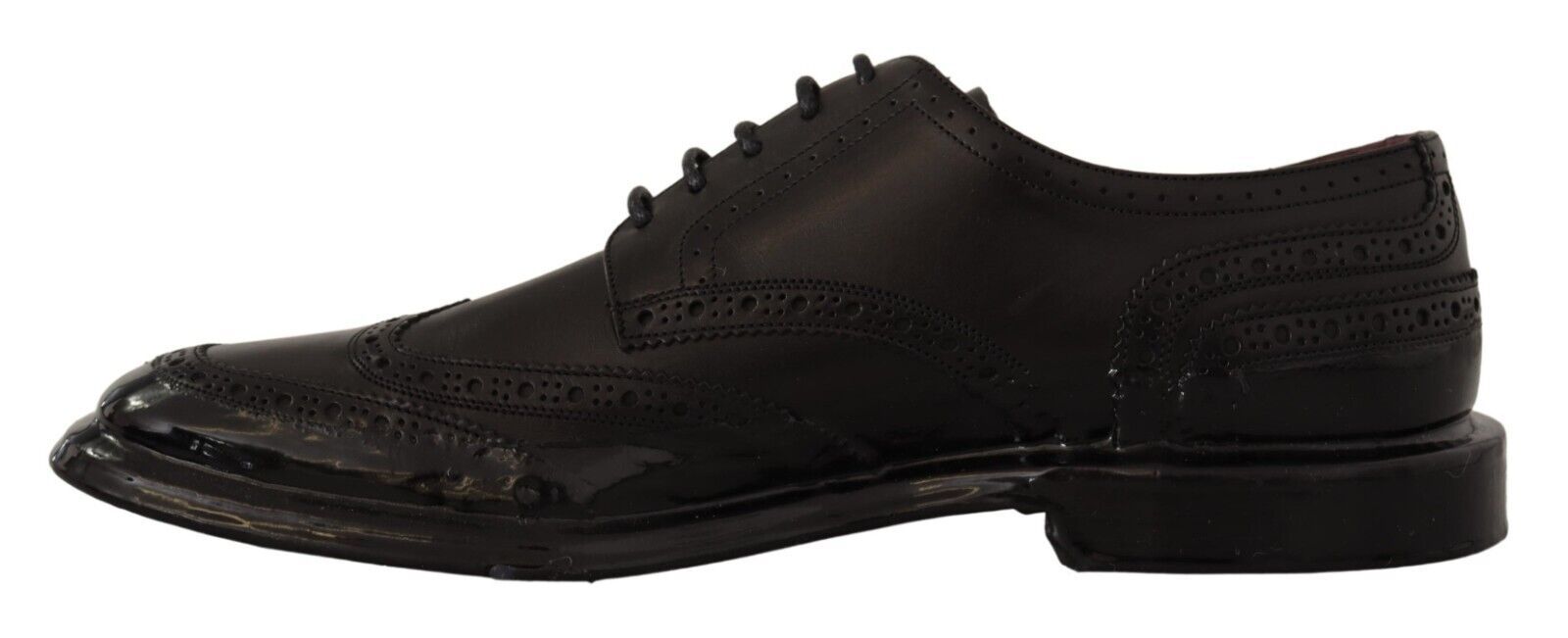 Dolce & Gabbana Elegant Calfskin Derby Oxford Wingtips - ACCEXO