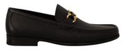 Salvatore Ferragamo Elegant Black Calf Leather Loafers - ACCEXO