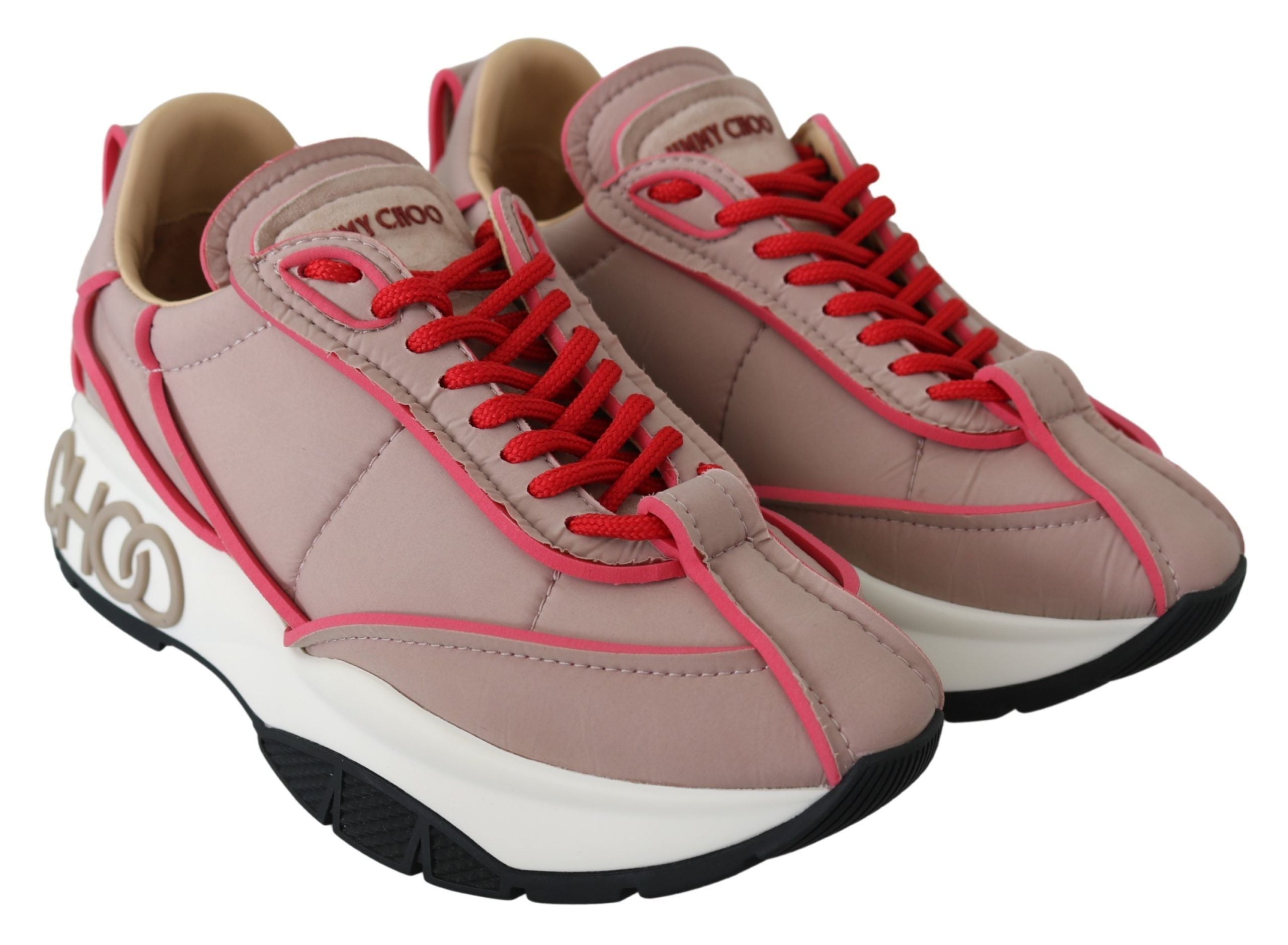 Jimmy Choo Ballet Pink Chic Padded Sneakers - ACCEXO