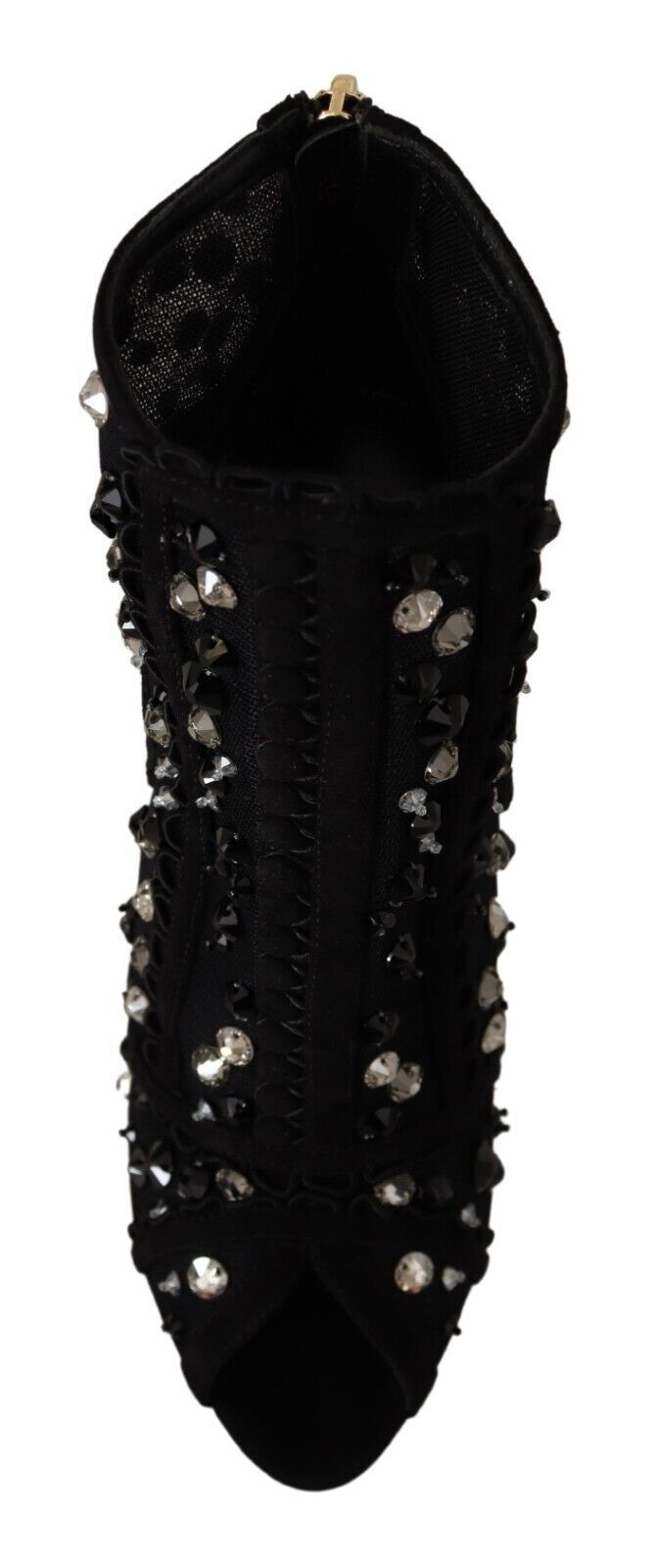 Dolce & Gabbana Embellished Crystal Short Boots - ACCEXO