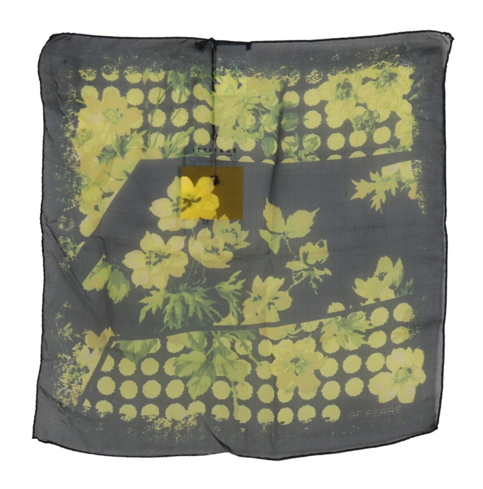 GF Ferre Elegant Floral Silk Scarf - ACCEXO