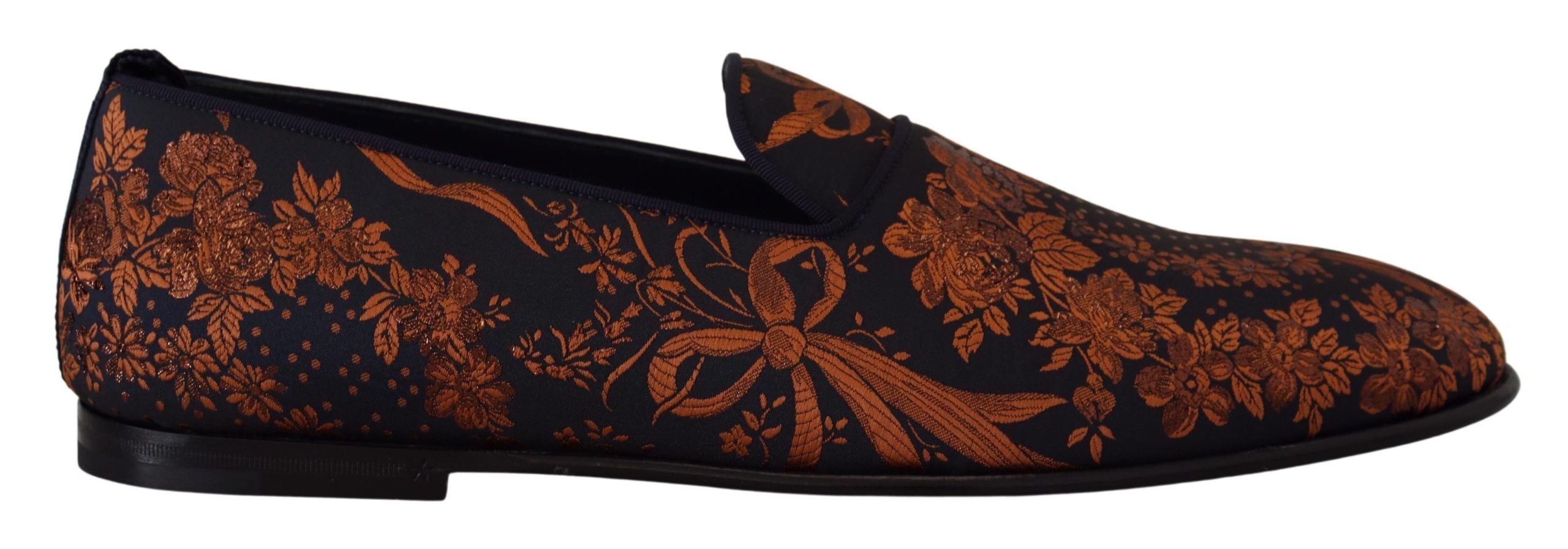 Dolce & Gabbana Elegant Floral Slip-On Loafers - ACCEXO