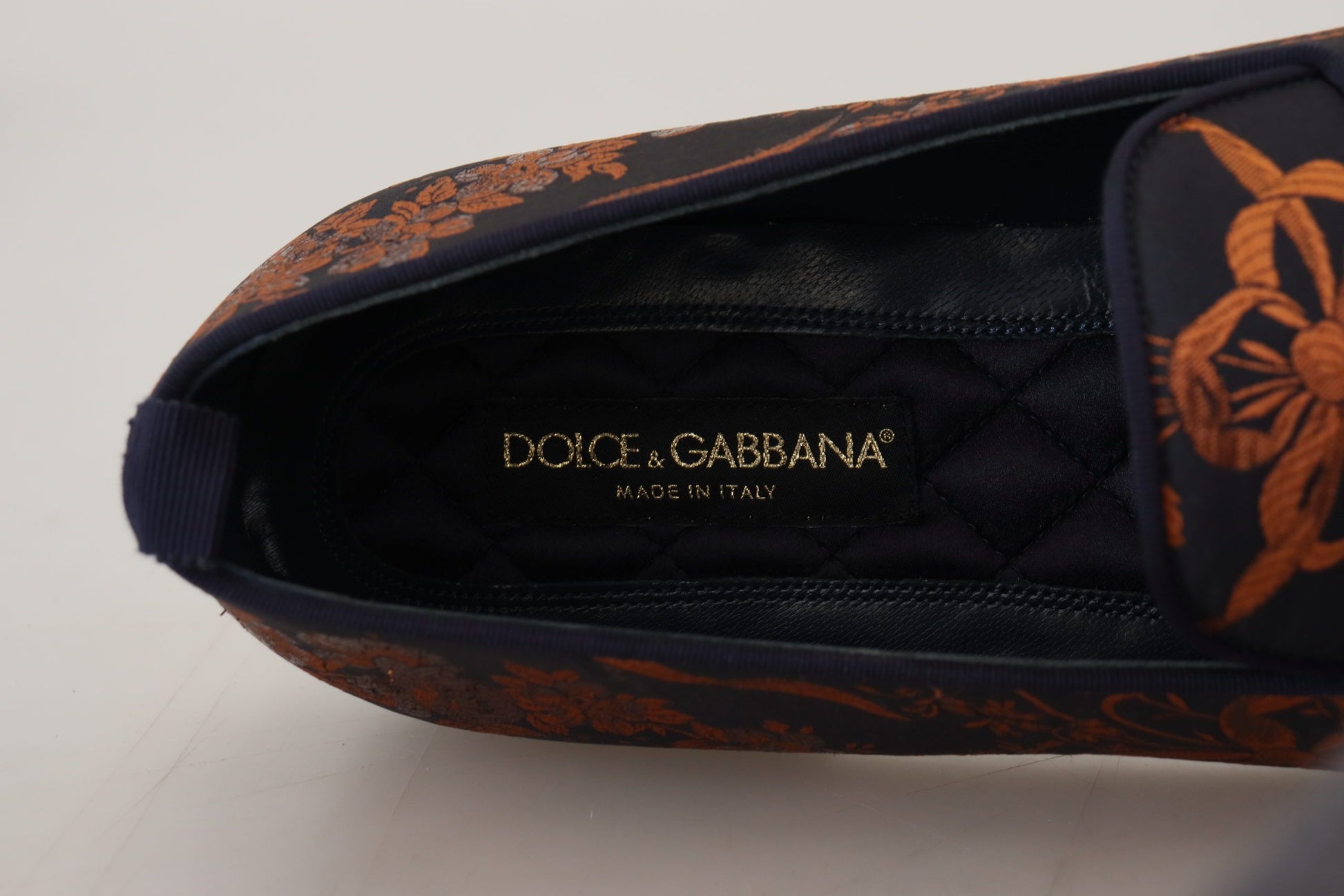 Dolce & Gabbana Elegant Floral Slip-On Loafers - ACCEXO