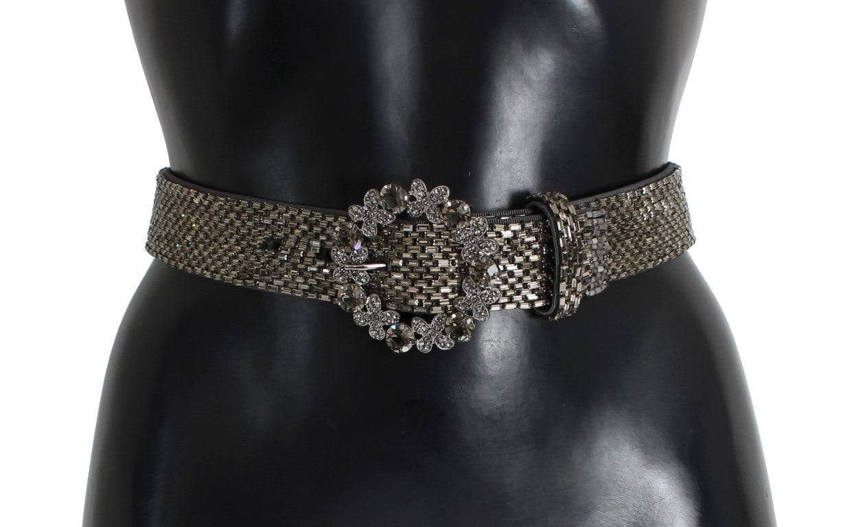 Dolce & Gabbana Embellished Sequined Wide Waist Belt - ACCEXO