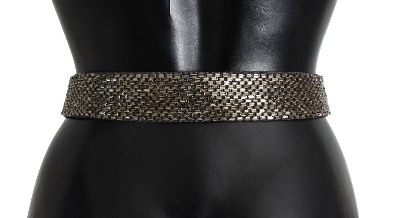 Dolce & Gabbana Embellished Sequined Wide Waist Belt - ACCEXO