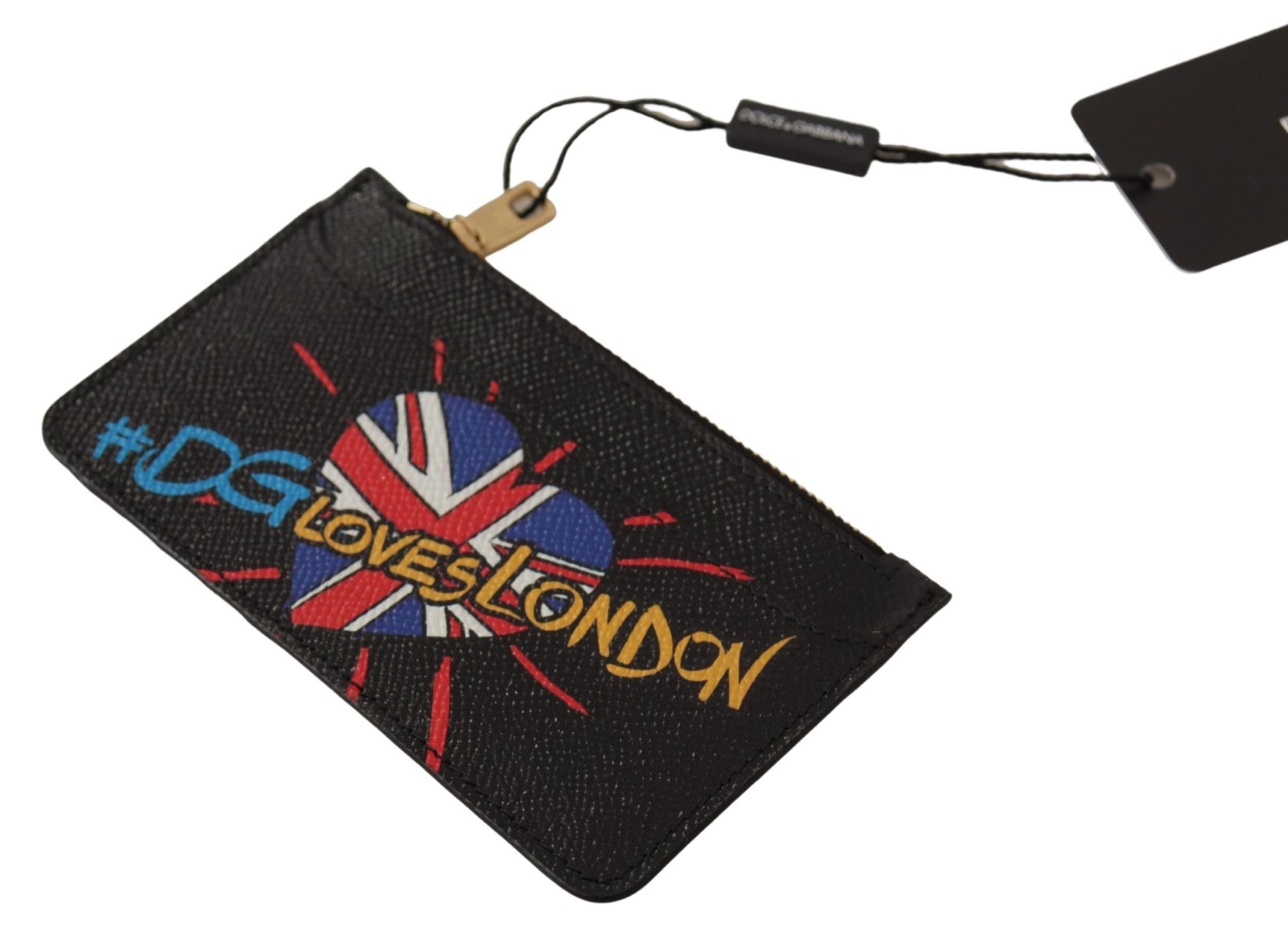 Dolce & Gabbana Elegant Leather Coin Wallet with Zip Closure - ACCEXO