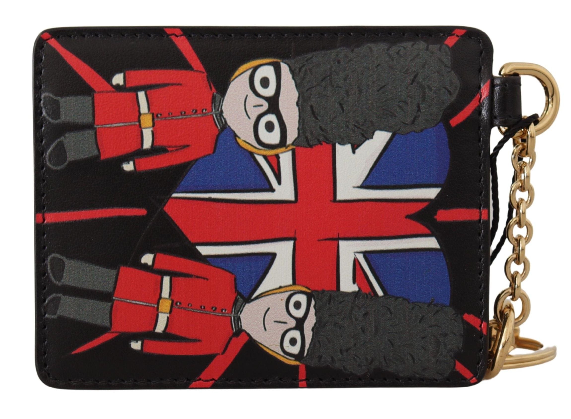 Dolce & Gabbana Elegant Leather Coin Wallet With Keyring - ACCEXO