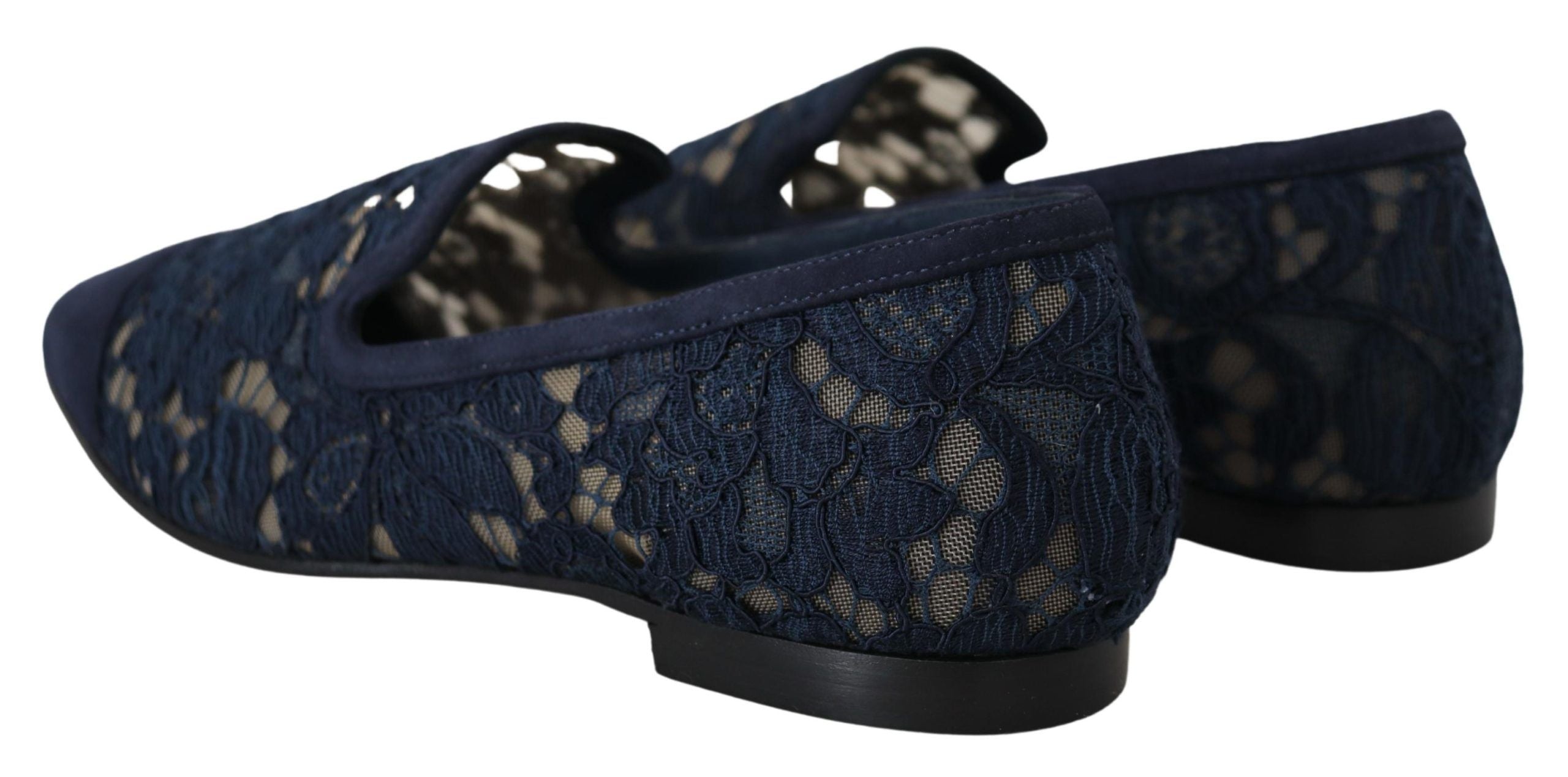 Dolce & Gabbana Elegant Blue Loafers Flats - Summer Chic - ACCEXO