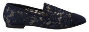 Dolce & Gabbana Elegant Blue Loafers Flats - Summer Chic - ACCEXO
