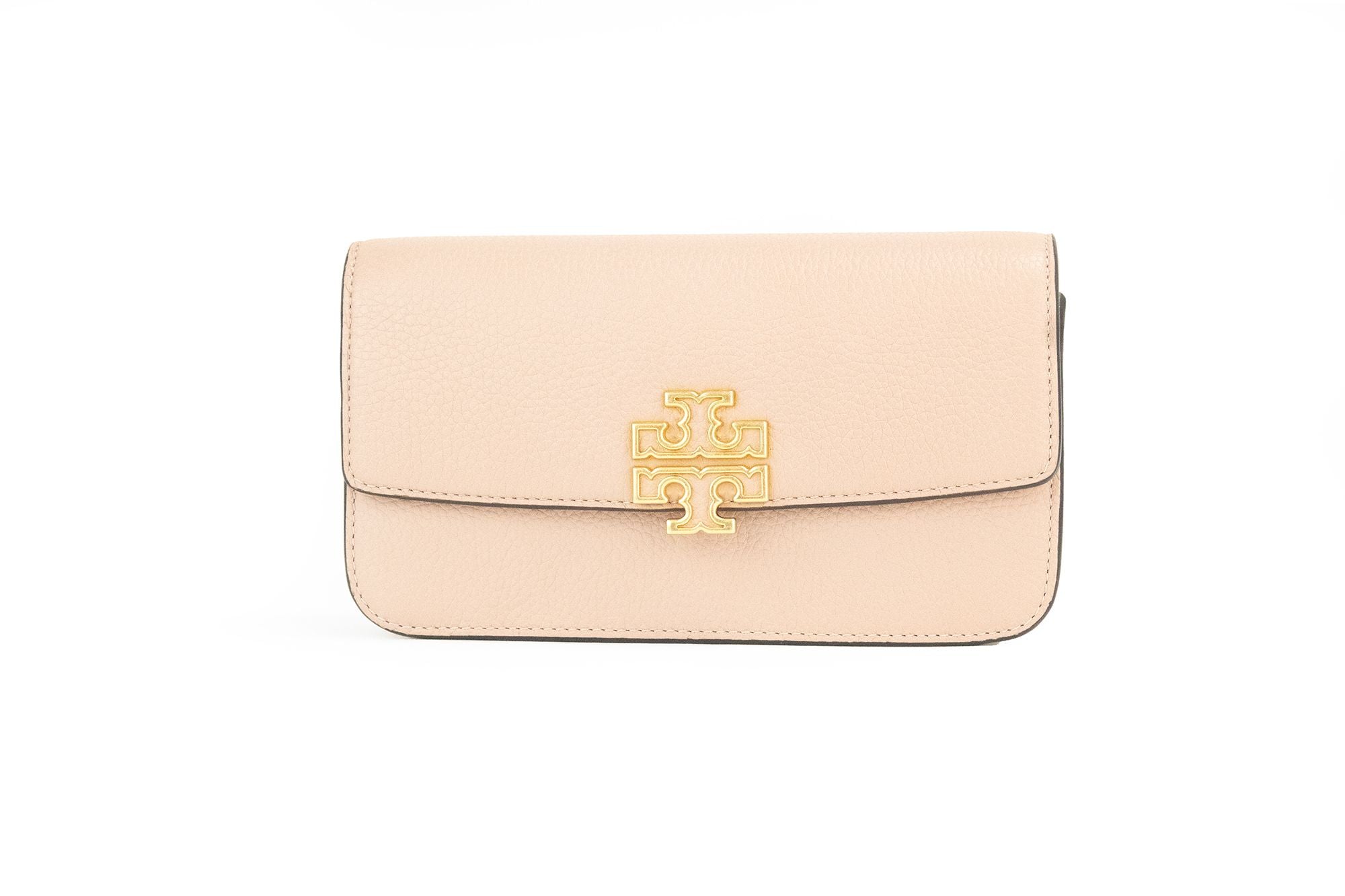 Tory Burch Britten Small Meadowsweet Leather Chain Wallet Crossbody Bag - ACCEXO