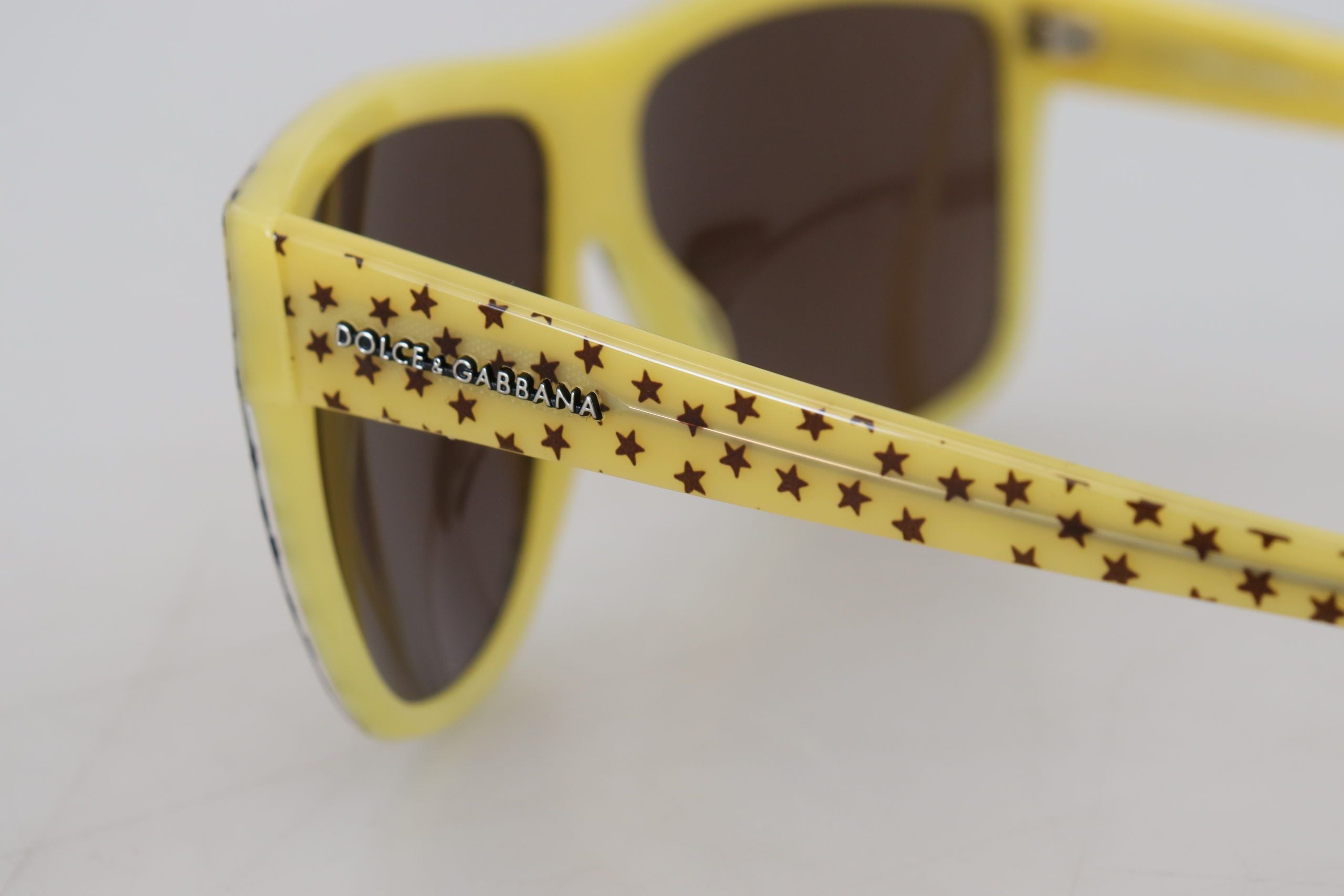 Dolce & Gabbana Stellar Chic Square Sunglasses in Yellow - ACCEXO