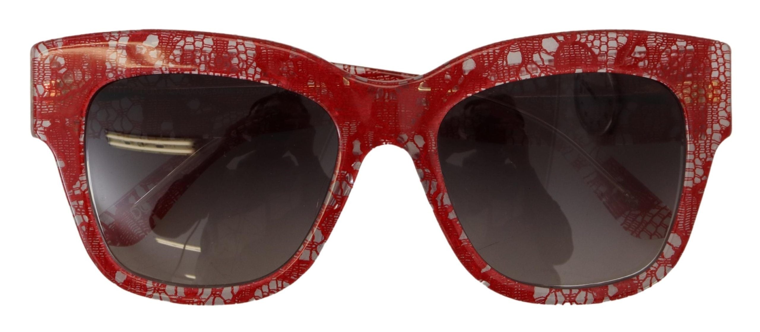 Dolce & Gabbana Sicilian Lace Accented Designer Sunglasses - ACCEXO