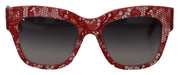 Dolce & Gabbana Sicilian Lace Accented Designer Sunglasses - ACCEXO