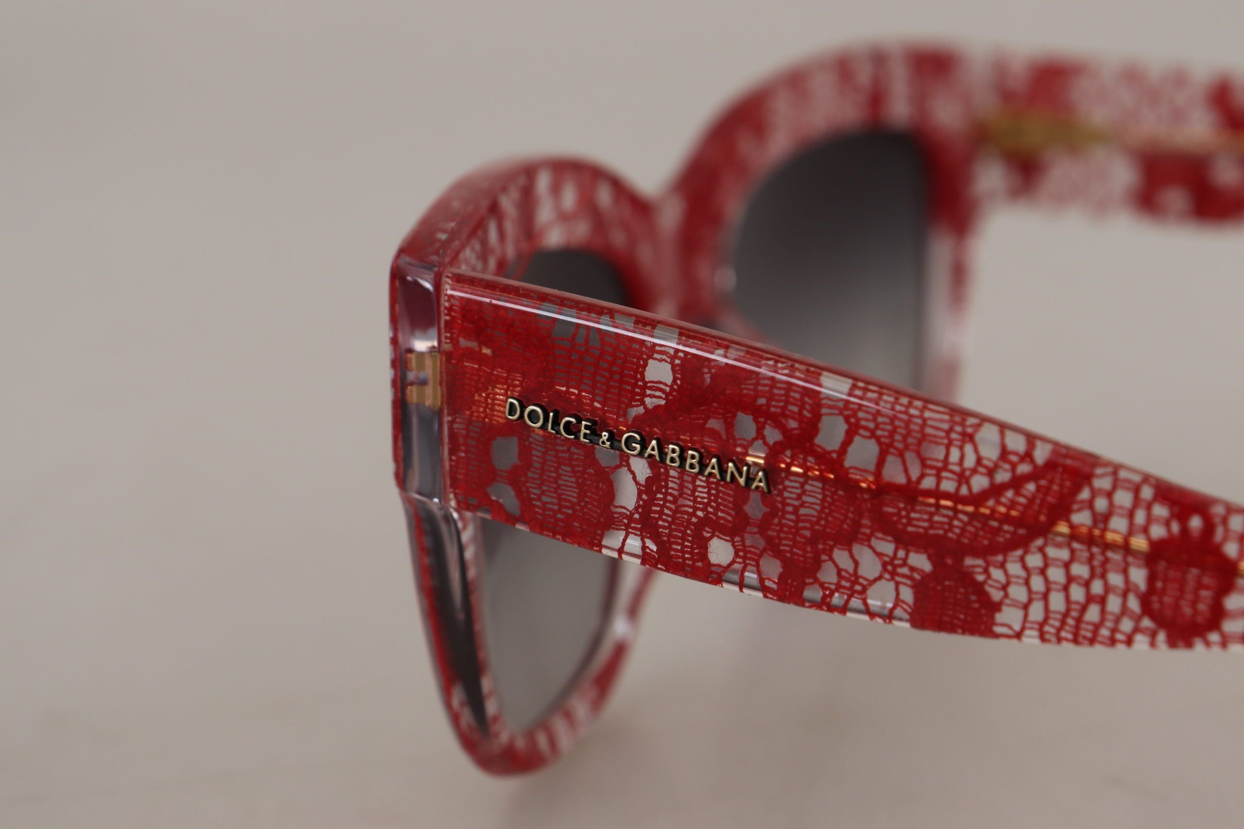 Dolce & Gabbana Sicilian Lace Accented Designer Sunglasses - ACCEXO