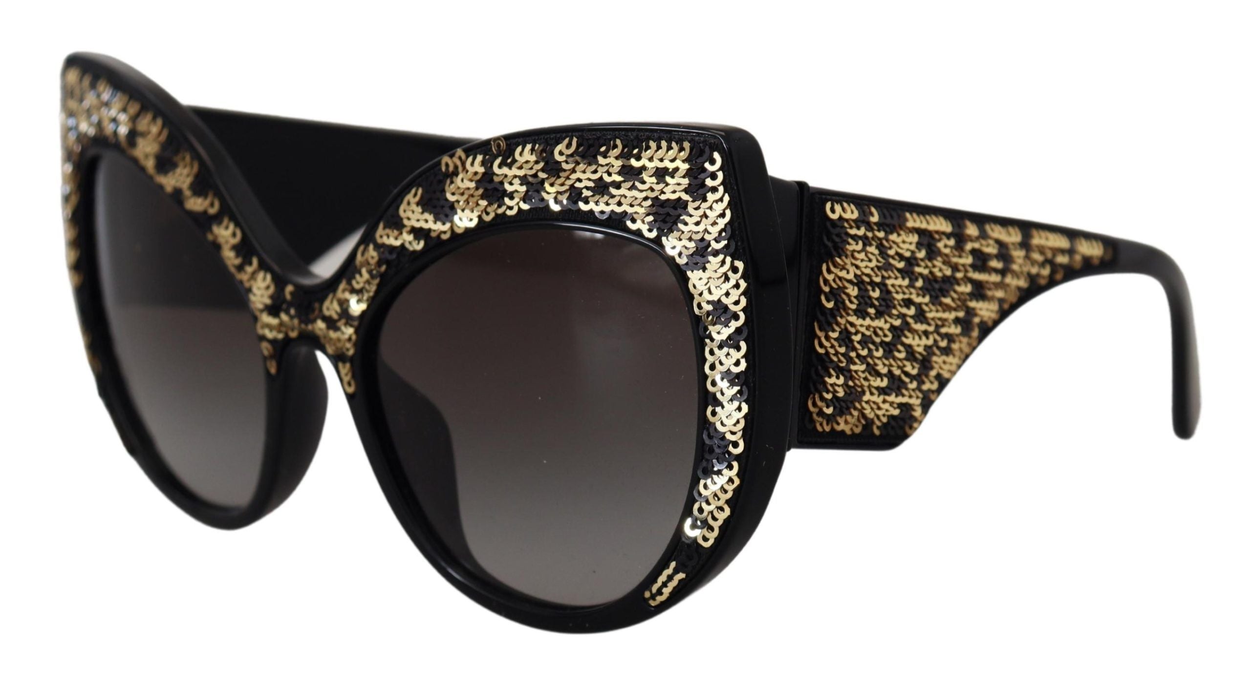 Dolce & Gabbana Butterfly Polarized Sequin Sunglasses - ACCEXO