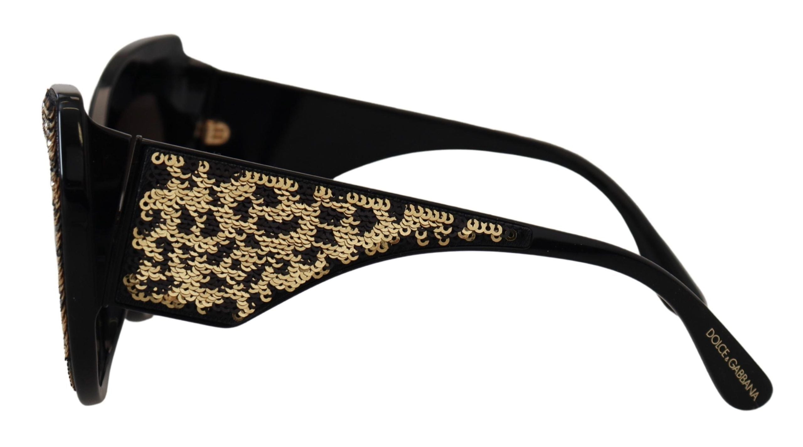 Dolce & Gabbana Butterfly Polarized Sequin Sunglasses - ACCEXO