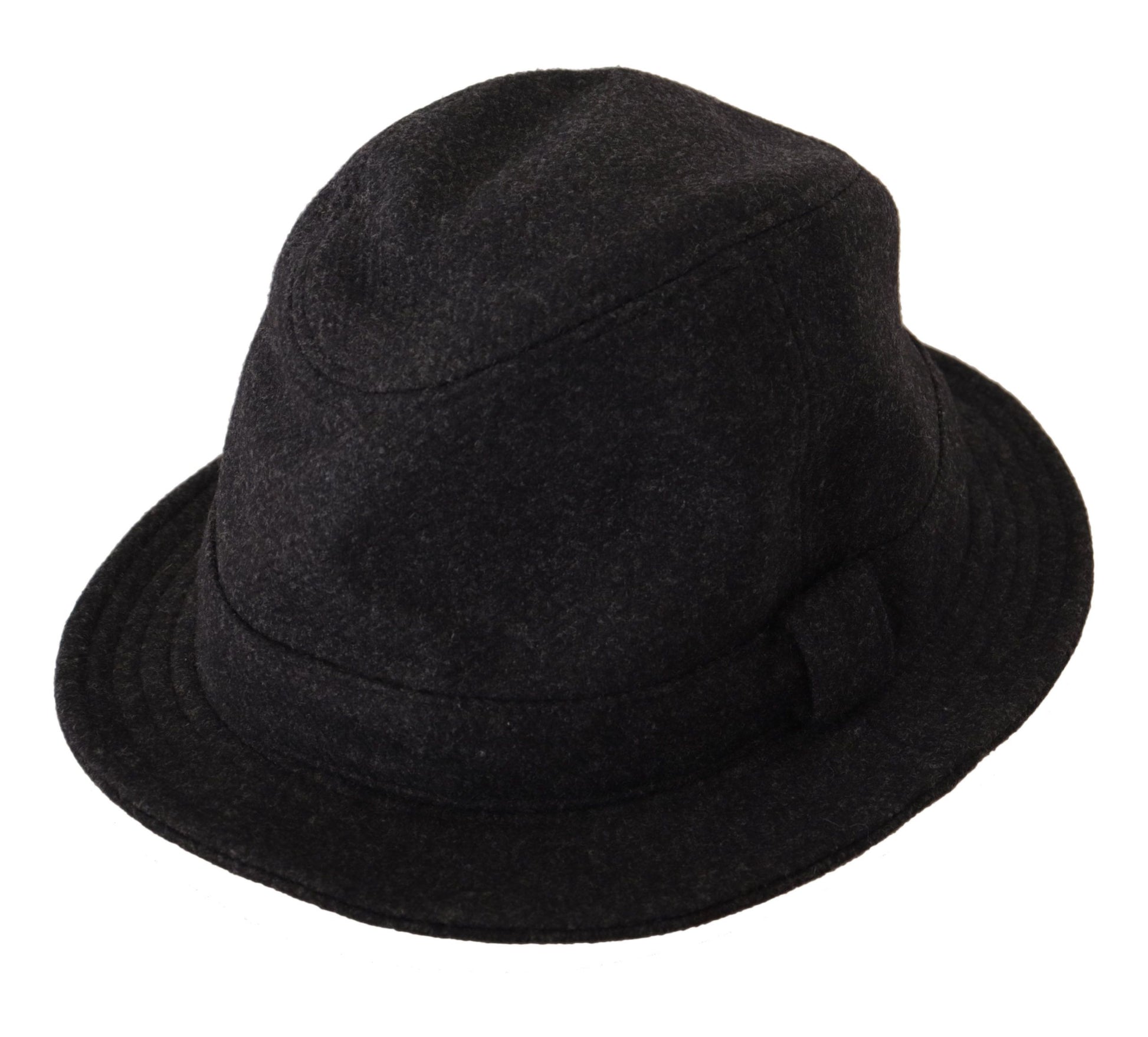 Dolce & Gabbana Elegant Gray Trilby Hat in Wool and Cashmere - ACCEXO