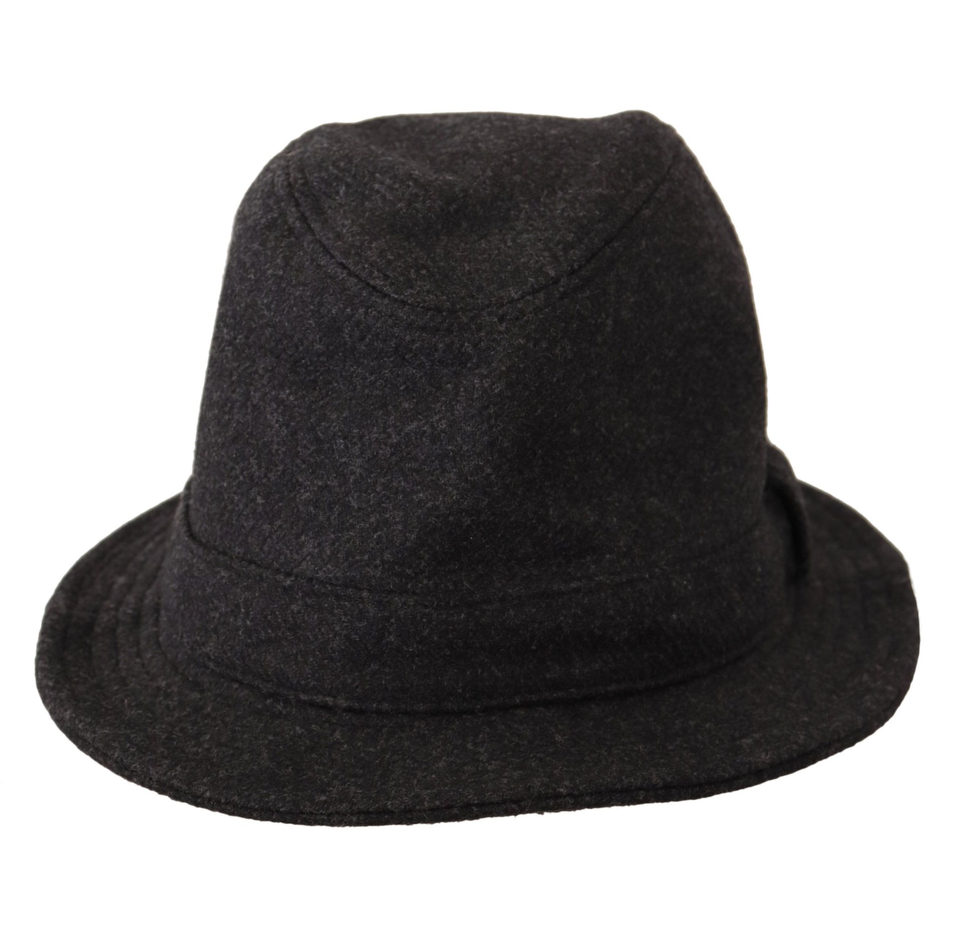 Dolce & Gabbana Elegant Gray Trilby Hat in Wool and Cashmere - ACCEXO