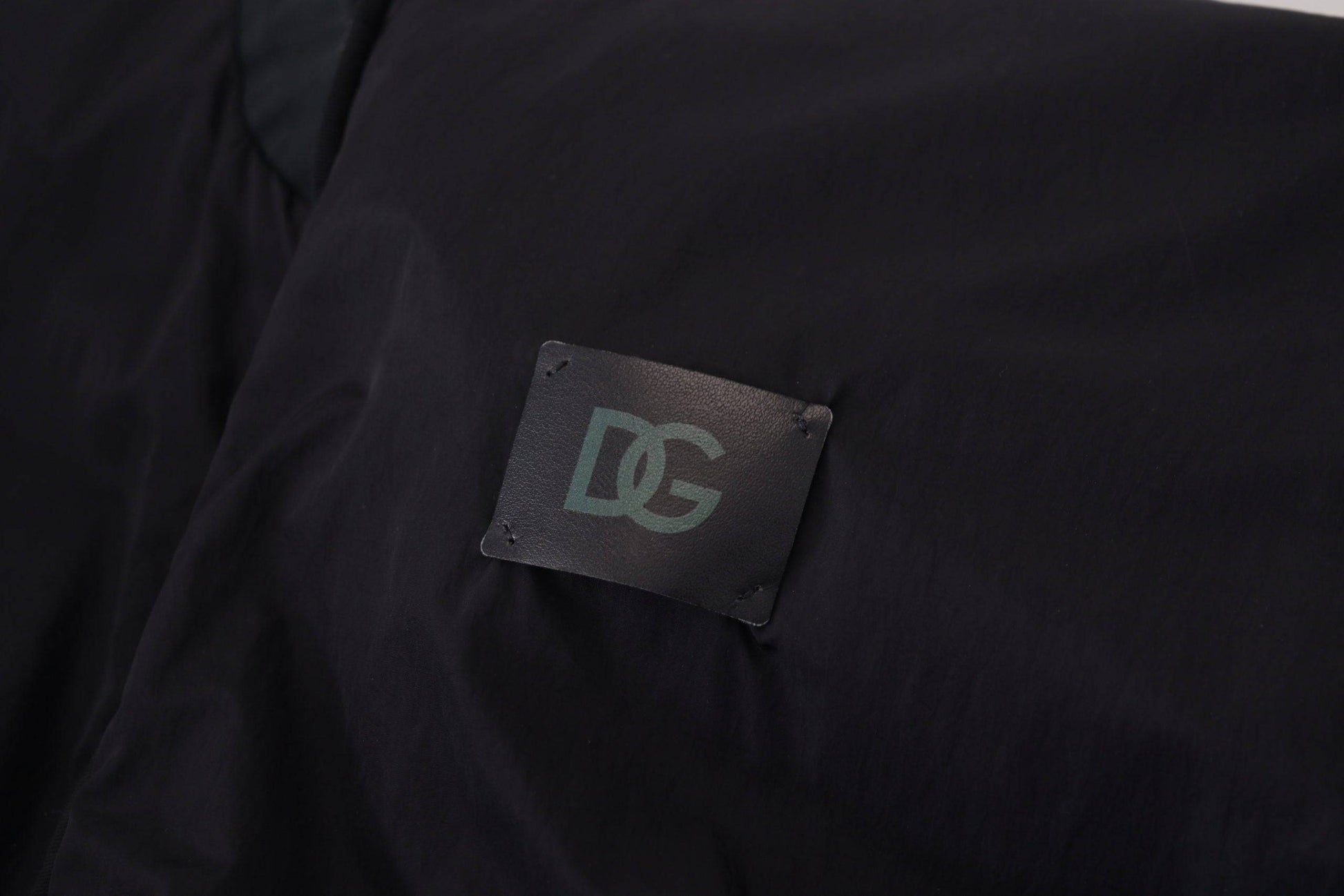 Dolce & Gabbana Elegant Black Bomber Jacket - ACCEXO