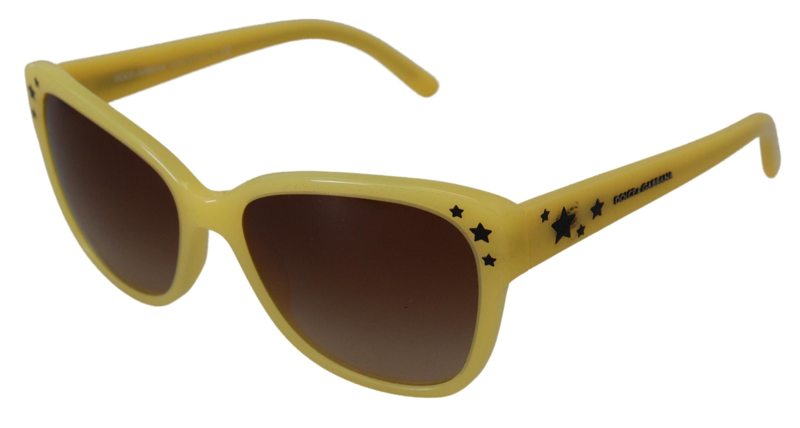 Dolce & Gabbana Chic Yellow Acetate Gradient Sunglasses - ACCEXO