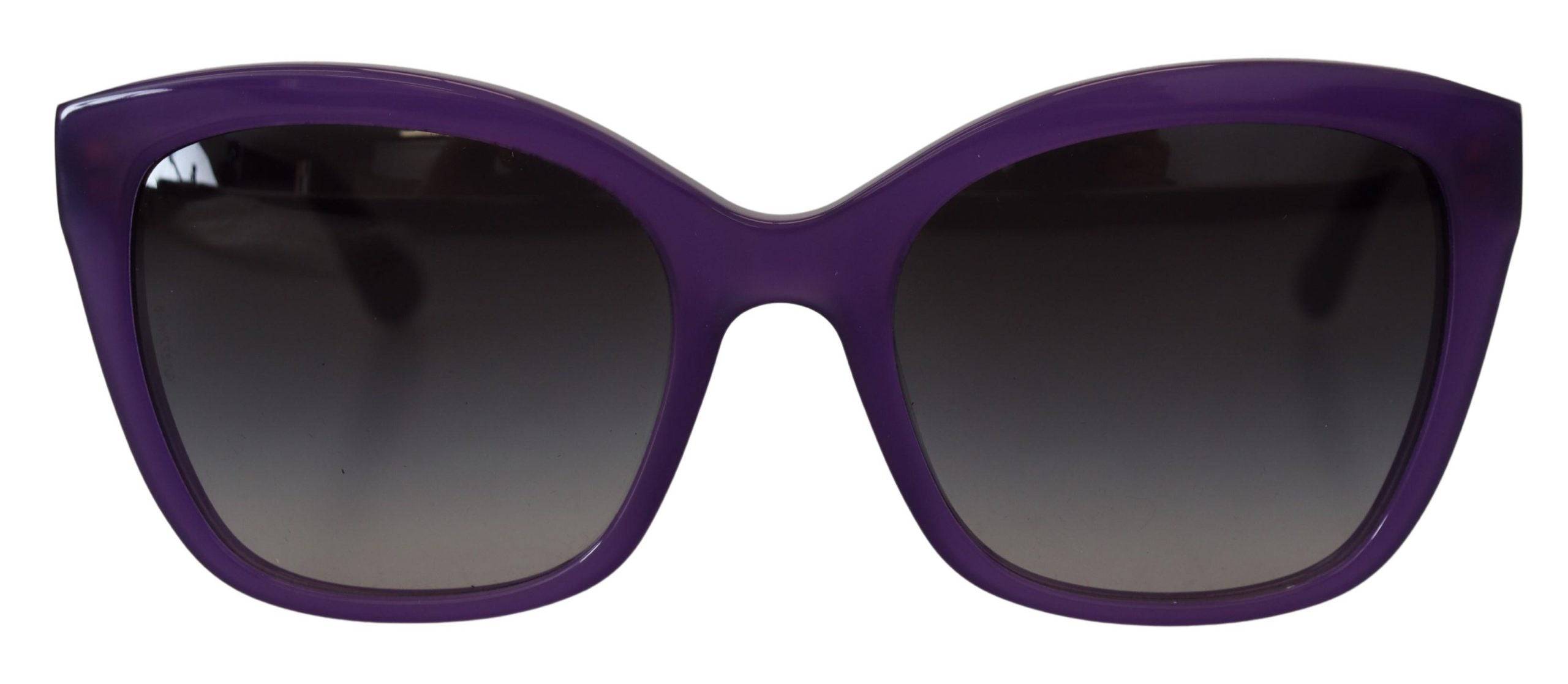 Dolce & Gabbana Elegant Purple Gradient Lens Sunglasses - ACCEXO