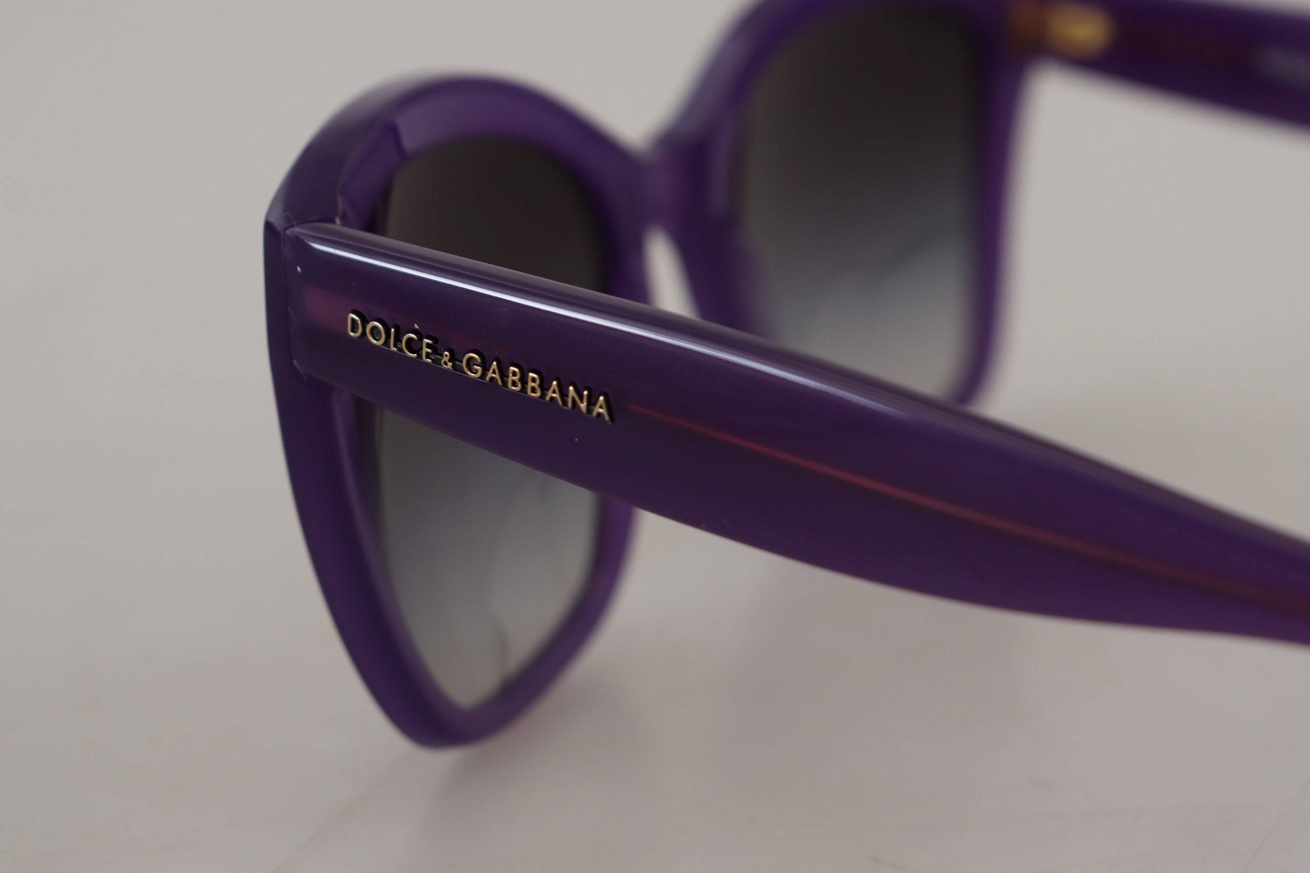 Dolce & Gabbana Elegant Purple Gradient Lens Sunglasses - ACCEXO