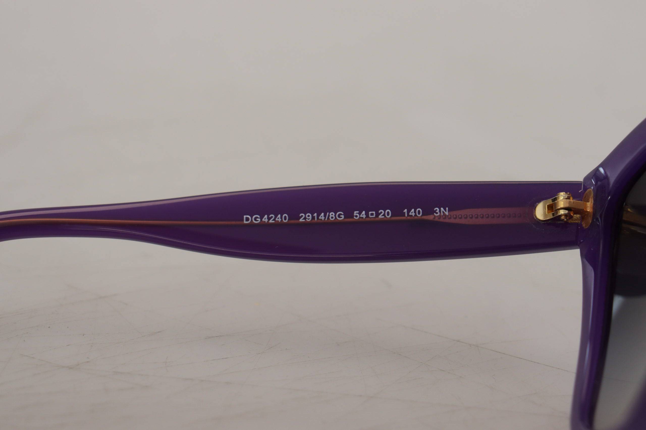 Dolce & Gabbana Elegant Purple Gradient Lens Sunglasses - ACCEXO