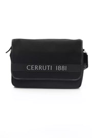Cerruti 1881 Black Nylon Men Messenger Bag - ACCEXO