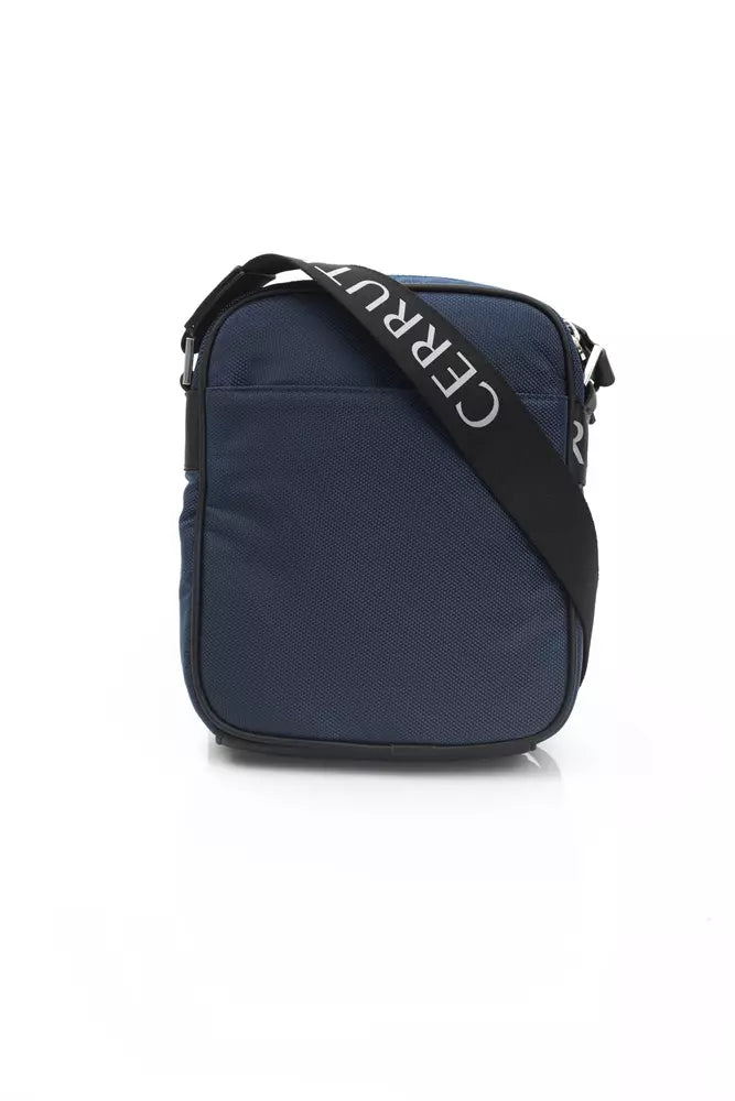 Cerruti 1881 Blue Nylon Men Messenger Bag - ACCEXO