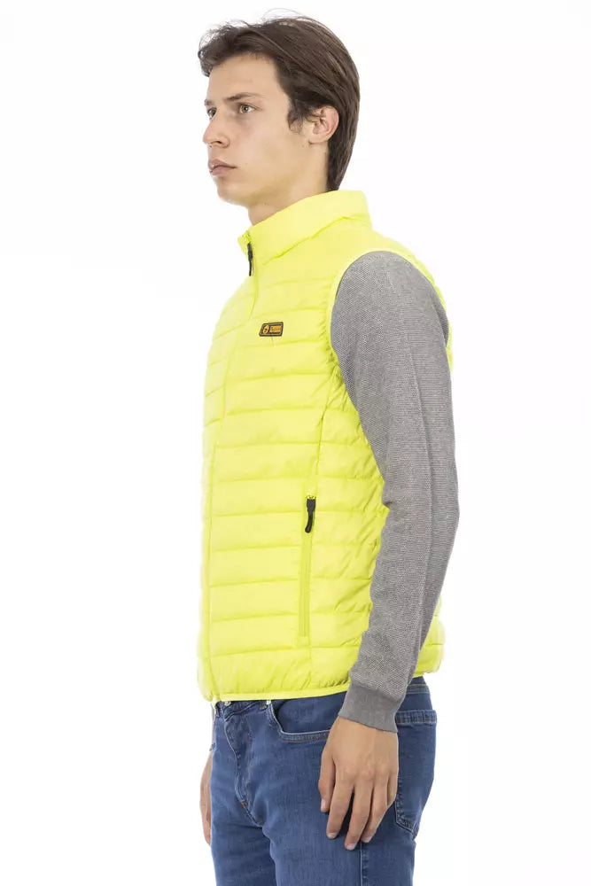 Ciesse Outdoor Yellow Polyester Men Sleeveless Jacket - ACCEXO