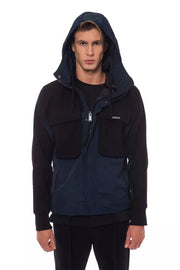 Nicolo Tonetto Black Wool Men's Hooded Jacket - ACCEXO