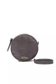Pompei Donatella Gray Leather Women Crossbody Bag - ACCEXO