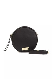 Pompei Donatella Black Leather Women Crossbody Bag - ACCEXO