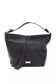 Pompei Donatella Gray Leather Women Shoulder Bag - ACCEXO