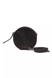Pompei Donatella Black Leather Women Crossbody Bag - ACCEXO
