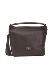 Pompei Donatella Brown Leather Women Shoulder Bag - ACCEXO