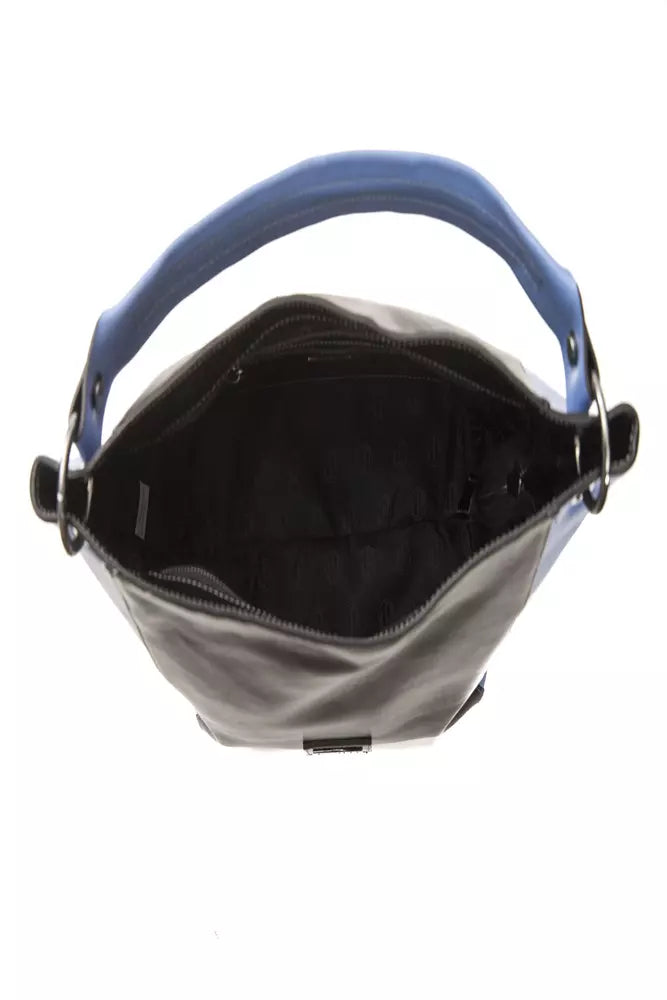 Pompei Donatella Black Leather Women Shoulder Bag - ACCEXO