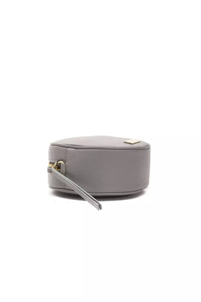Pompei Donatella Gray Leather Women Crossbody Bag - ACCEXO