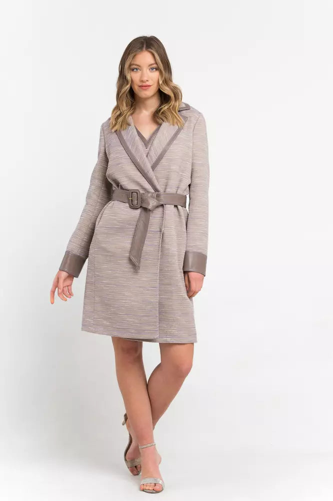 Trussardi Beige Cotton Women Coat - ACCEXO