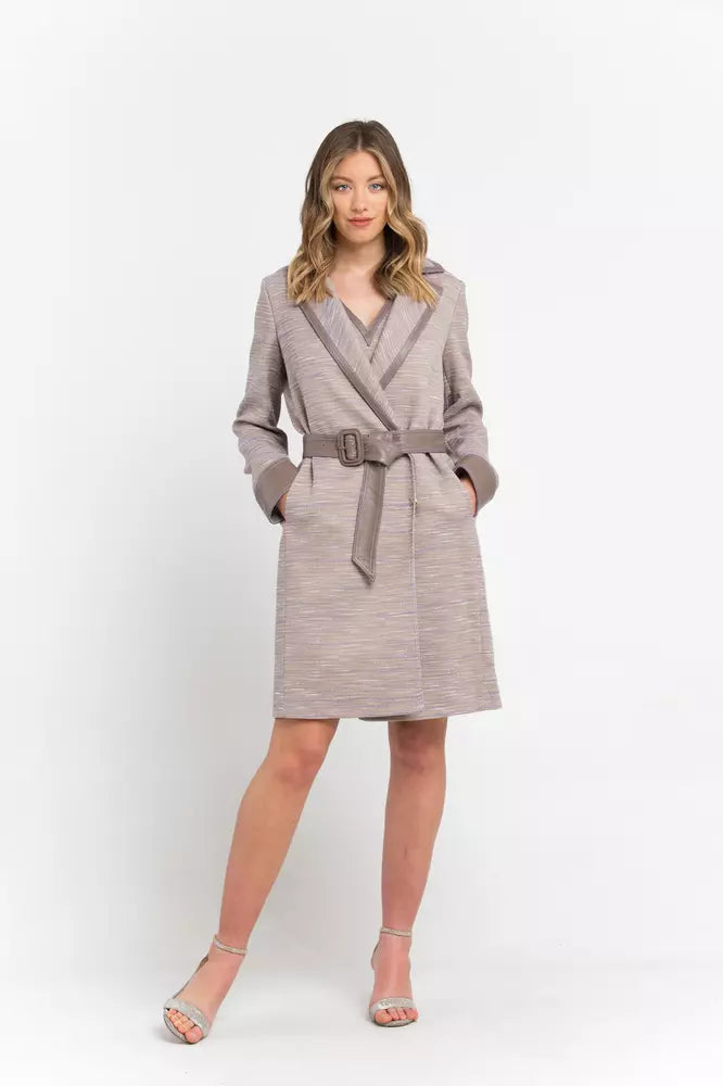 Trussardi Beige Cotton Women Coat - ACCEXO