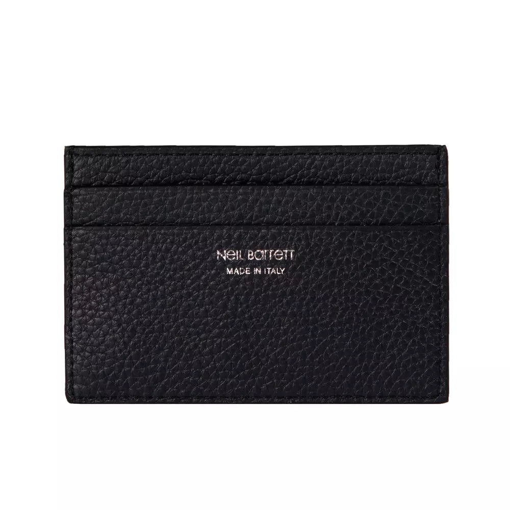 Neil Barrett Black Leather Men Wallet - ACCEXO