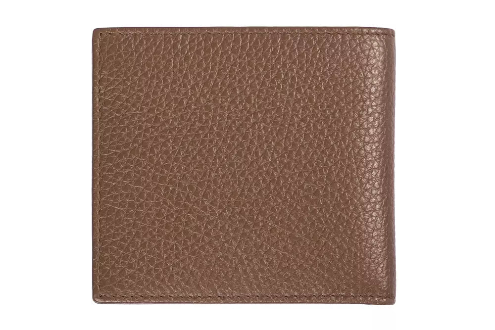 Trussardi Brown Leather Men Wallet - ACCEXO