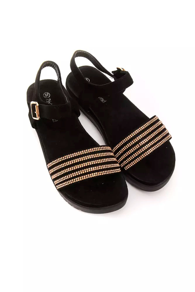 Péché Originel Gold Textile Women Sandal - ACCEXO